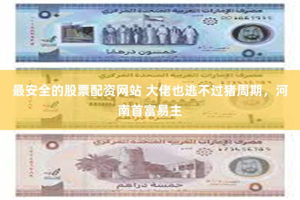 最安全的股票配资网站 大佬也逃不过猪周期，河南首富易主